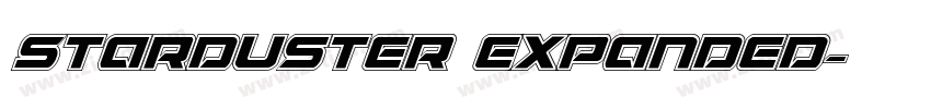Starduster Expanded字体转换